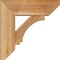 Ekena Millwork Imperial Slat Rough Sawn Bracket w/ Offset Brace, Western Red Cedar, 6"W x 16"D x 16"H BKT0604X16X16IMP06RWR - alternate 4